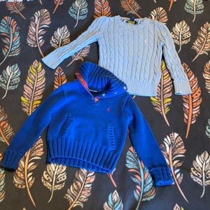 2t girl polo Ralph Lauren sweaters ! In EUC ..